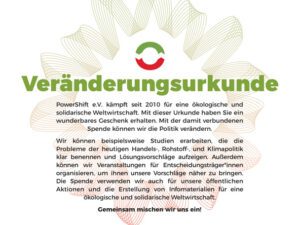 Veränderungsurkunde