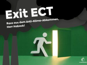 Aktionspostkarten Energiecharta-Vertrag