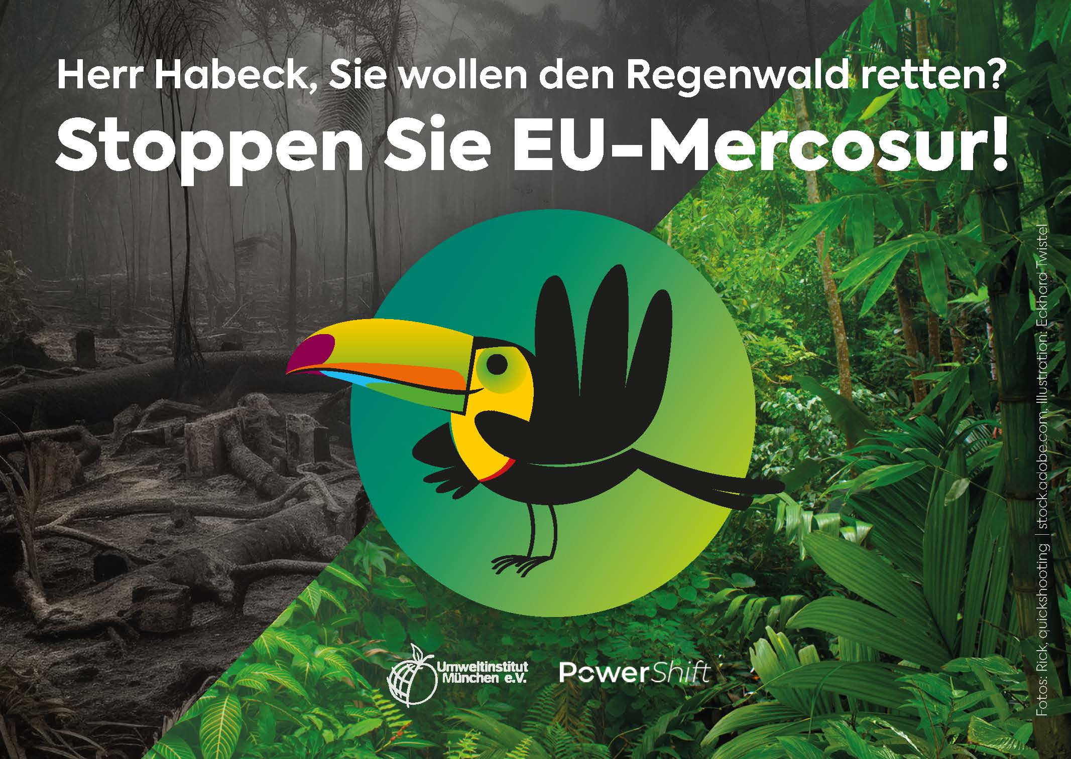 Protestpostkarte “Stoppen Sie EU-Mercosur!”