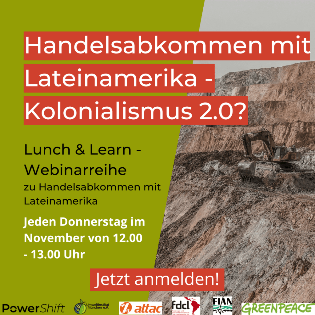 Lunch & Learn Herbstedition: Handelsabkommen mit Lateinamerika – Kolonialismus  2.0?