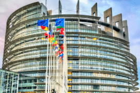 Le bâtiment du Parlement européen