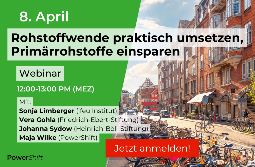 Webinar: Rohstoffwende praktisch umsetzen, Primärrohstoffe einsparen