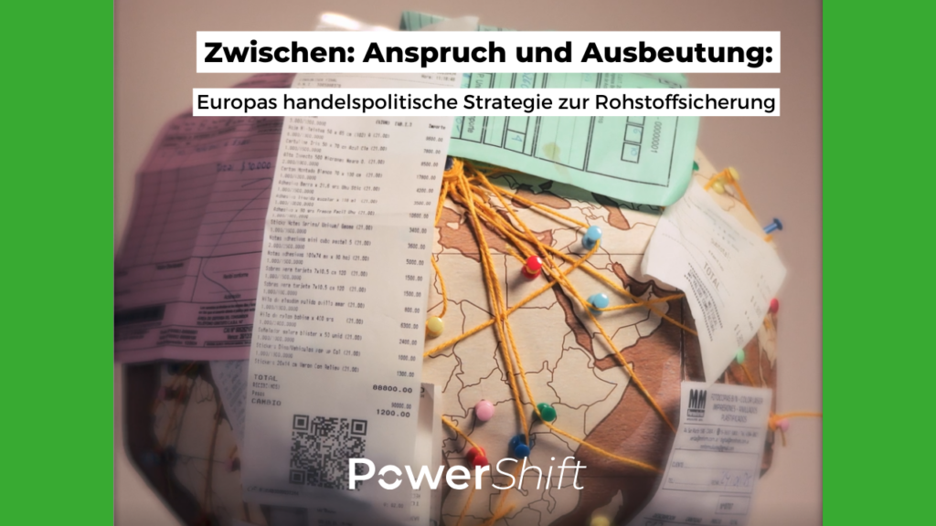 Infoseite: Zwischen Anspruch und Ausbeutung – Europas handelspolitische Strategie zur Rohstoffausbeutung