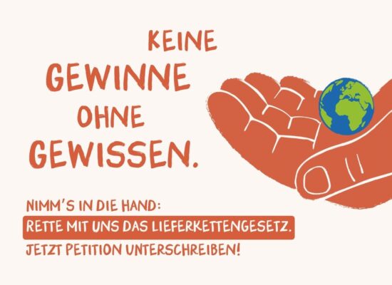 Petition zum Lieferkettengesetz