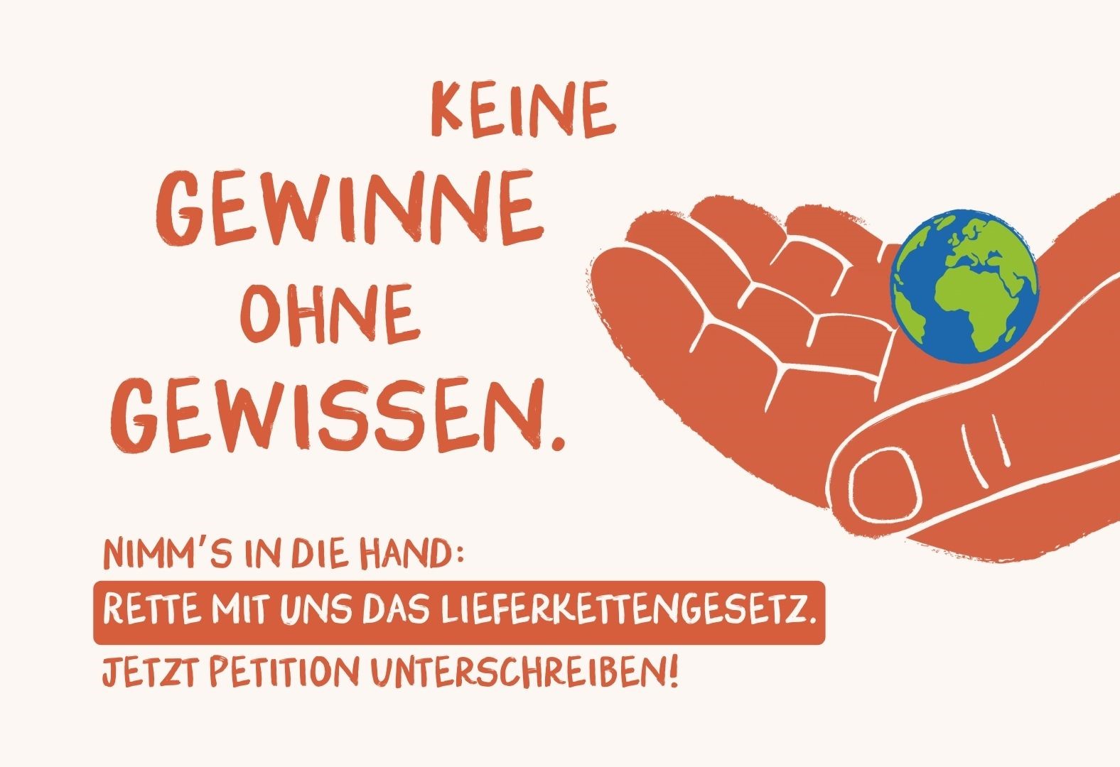 Petition zum Lieferkettengesetz