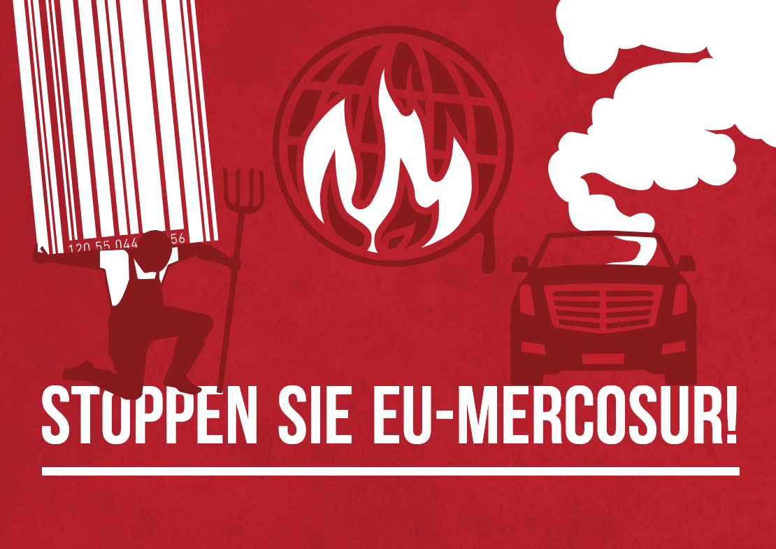 Postkarte “Stoppen Sie EU-Mercosur”