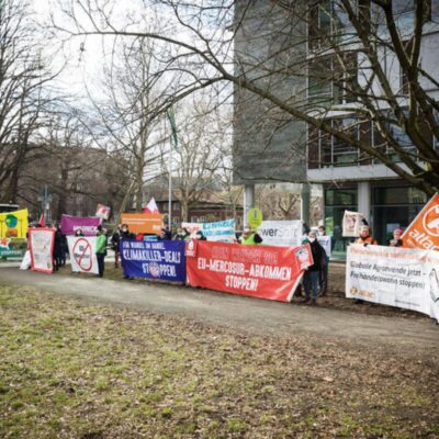 Kampagnenstart: Giftigen Handel verhindern – EU-Mercosur-Abkommen stoppen!